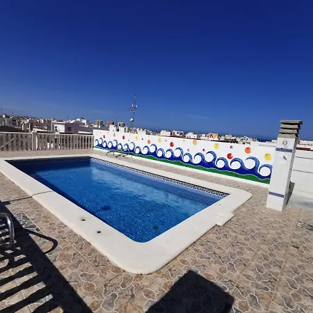 Apartamento Primera Linea Playa Del Cura Con Piscina Torrevieja